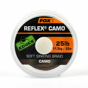 Camo Soft Sinking Braid - 20M Reflex Edges Fox