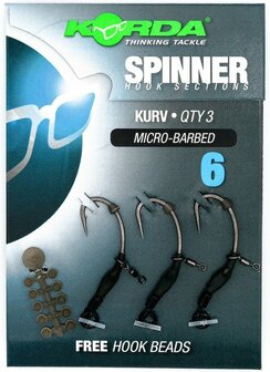 Spinner Hook Sections Krank Korda
