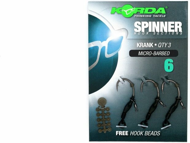 Spinner Hook Sections Krank Korda
