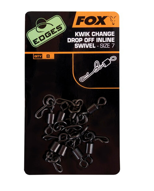 Kwik Change Drop Off Inline Swivels SZ 7 X8 Edges Fox