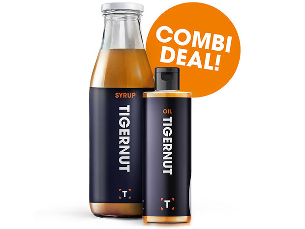 Tijgernoten Siroop + Olie Combi Deal