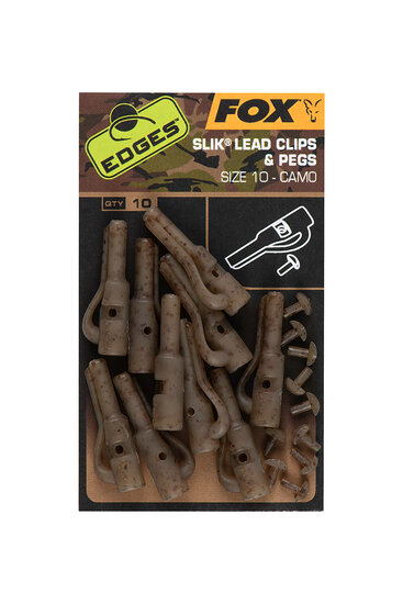 Camo Size Safety Lead Clip &amp; Pegs 