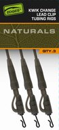 Naturals Kwik Change Lad Clip Tubing Rigs Fox