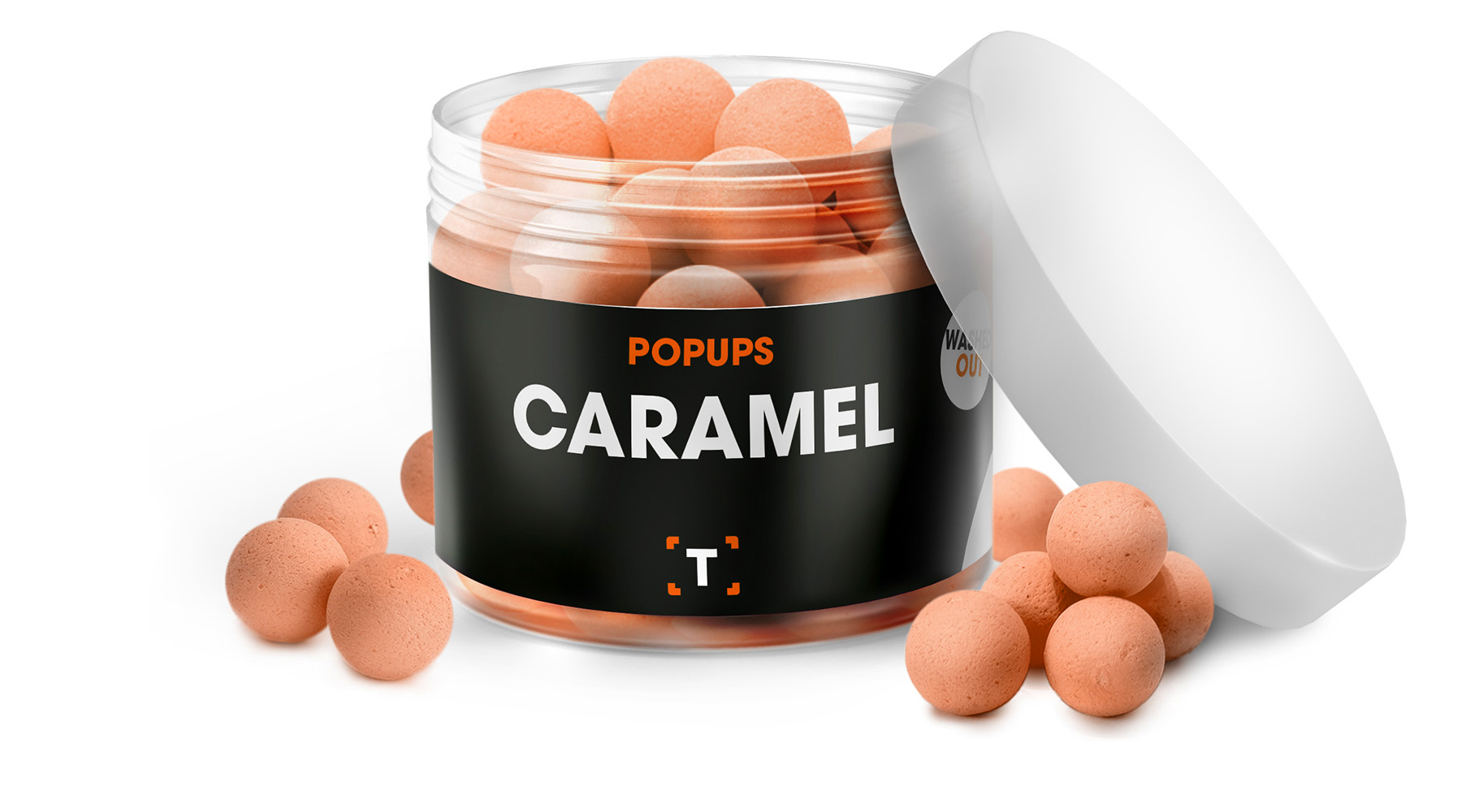 Caramel Pop-ups Washed Out Oranje