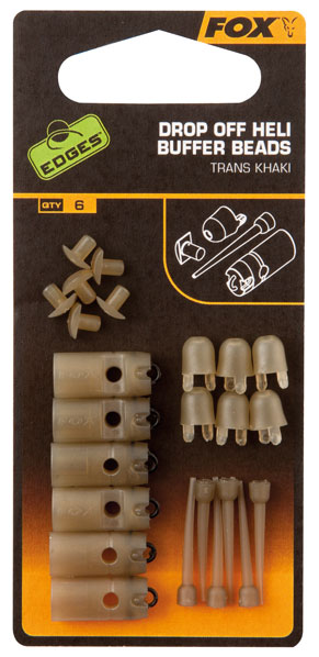 Drop Off Heli Buffer Beads Kit Trans Khaki X6 Edges Fox