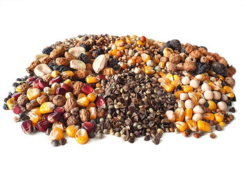 Partikel mixen: Droog, kant en klaar, houdbaar.