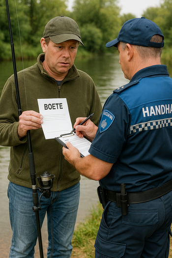 Boete voor vissen zonder VISpas
