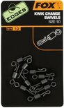 Kwik Change Swivels SZ 10 X10 Edges Fox Kwik Change Swivels SZ 10 X10 Edges Fox
