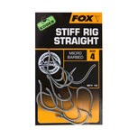 Stiff Rig Straight Hooks Barbed X10 Edges Armapoint Fox