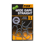 Wide Gape Straight Hooks Barbed X10 Edges Armapoint Fox Wide Gape Straight Hooks Barbed X10 Edges Armapoint Fox