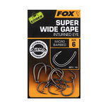 Super Wide Gap (Outturned Eye) Hooks Barbed X10 Edges Armapoint Fox