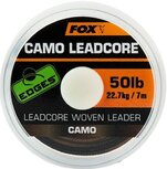 Camo Woven Leadcore Leader - 50LB Camotex Edges Fox
